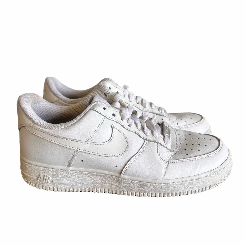 Nike Air Force 1 ‘07 Triple White Shoe Size 8.5 or 10 #404A